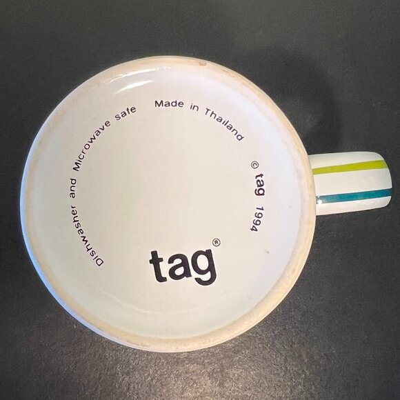 Tag CHERRIES Red Purple White & Green  Ceramic Coffee Tea Mug - Picture 8 of 9